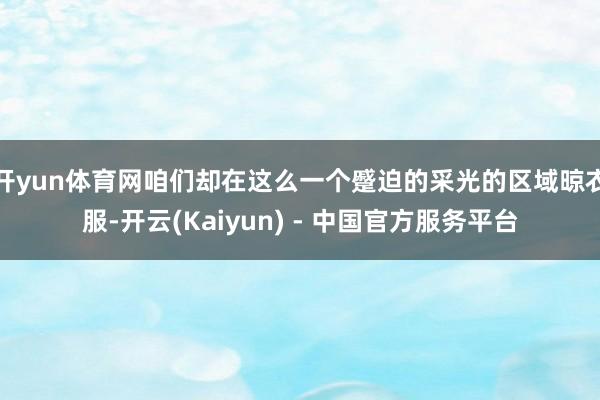 开yun体育网咱们却在这么一个蹙迫的采光的区域晾衣服-开云(Kaiyun) - 中国官方服务平台